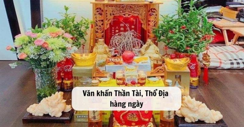 Bài khấn thần tài ngày đặc biệt