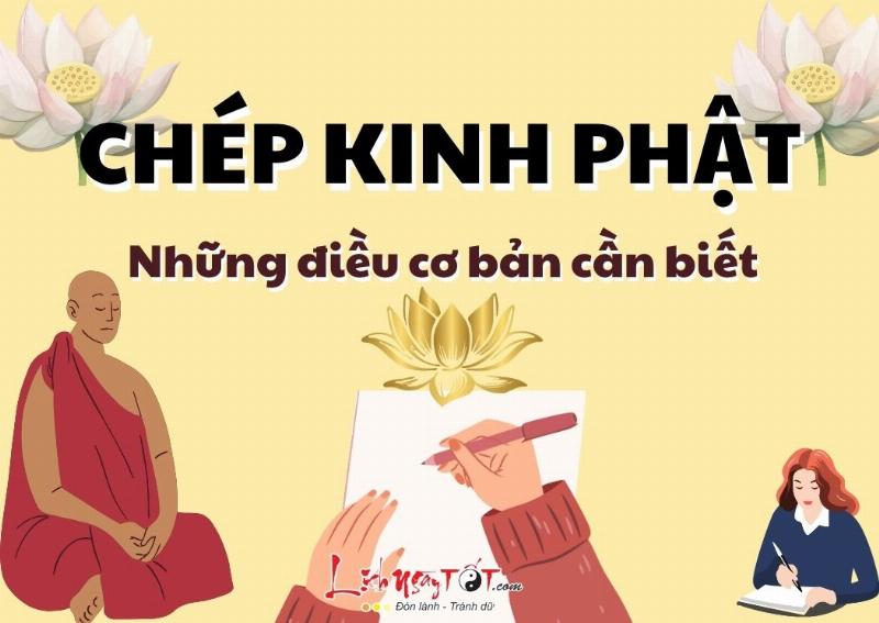 Những lưu ý khi chép kinh