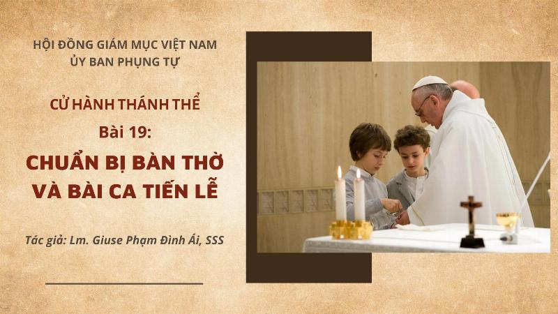 Chuẩn bị lễ vật và bàn thờ