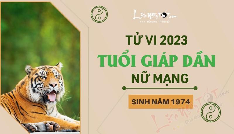 Lời Khuyên Tử Vi Giáp Dần Nữ Mạng 2023