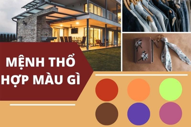 Màu xanh lá và xanh dương cho mệnh Thổ