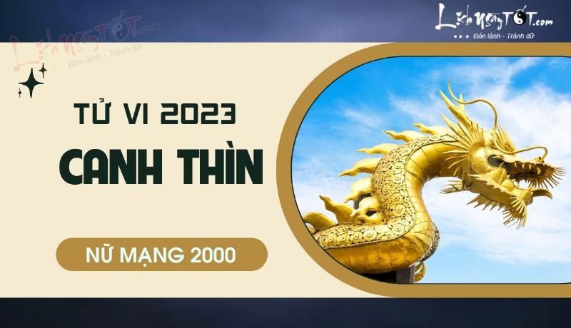 Phong thủy Canh Thìn nữ mạng 2023