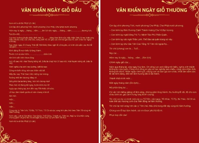 Soạn văn khấn ngày giỗ