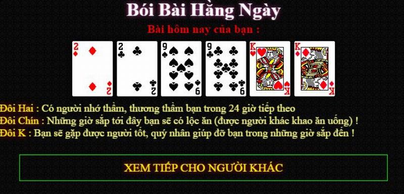 Ứng dụng xem bói bài tây hàng ngày