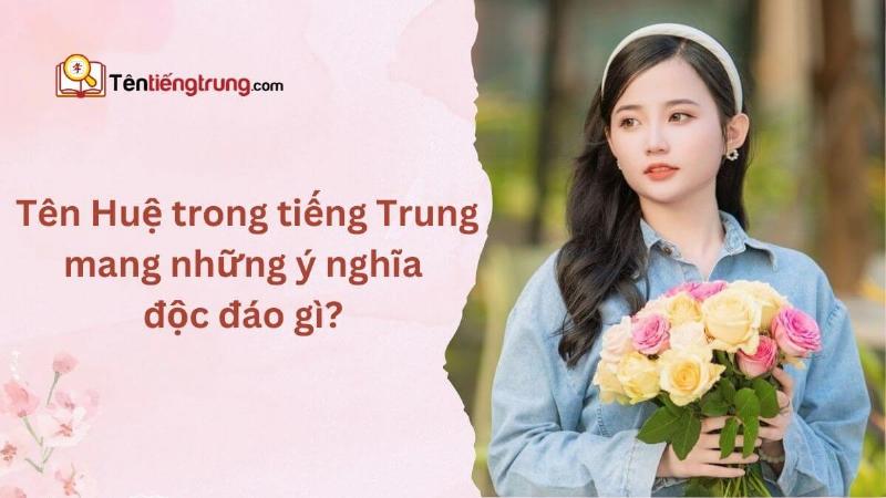 Ý nghĩa tên Huệ trong văn hóa Việt