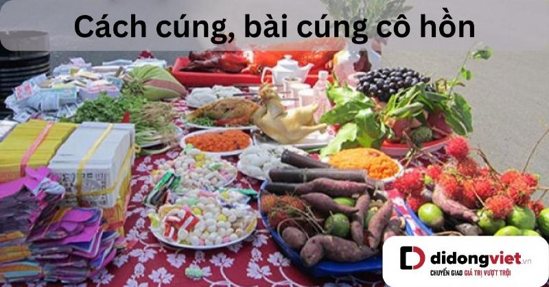 Bài khấn cúng cô hồn theo từng khu vực