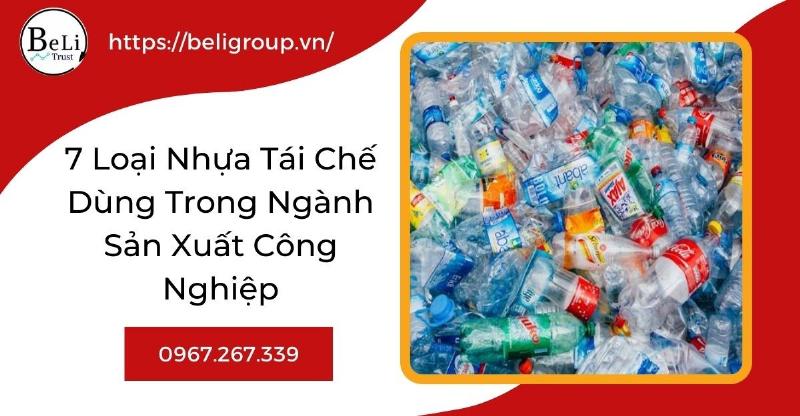 Các loại nhựa tái chế