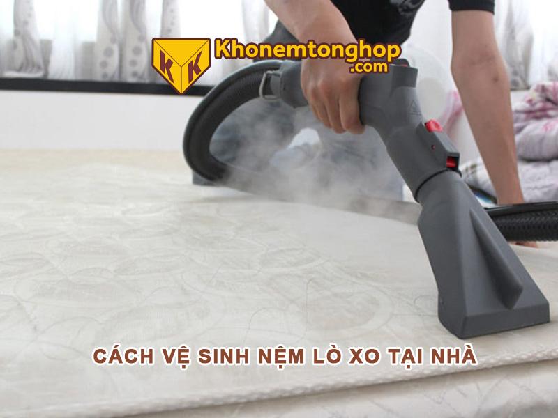 Cách vệ sinh nệm lò xo 20cm tại nhà