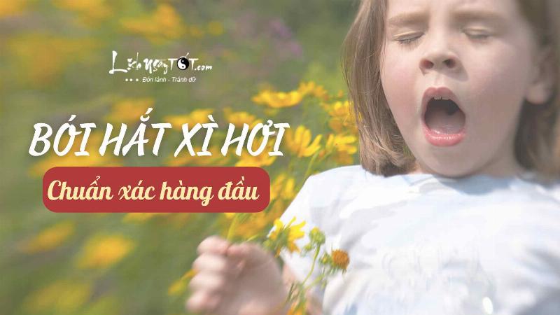 Xem bói hắt xì hơi theo giờ