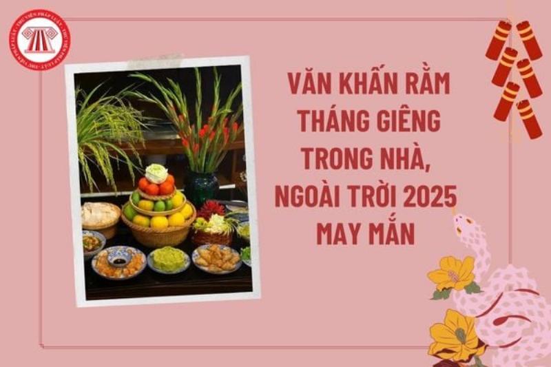 Bài Khấn Rằm Tháng Giêng Ngoài Trời