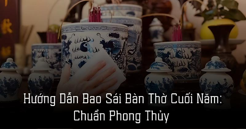 Thực hiện nghi thức bao sái