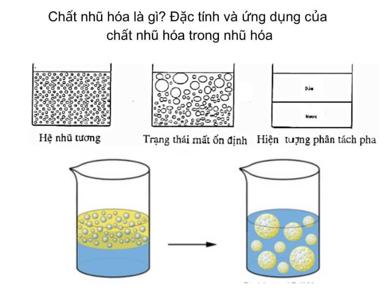 Ứng Dụng Chất Nhũ Hóa