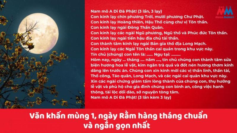 Chuẩn bị hương hoa cho văn khấn ngày mùng 1