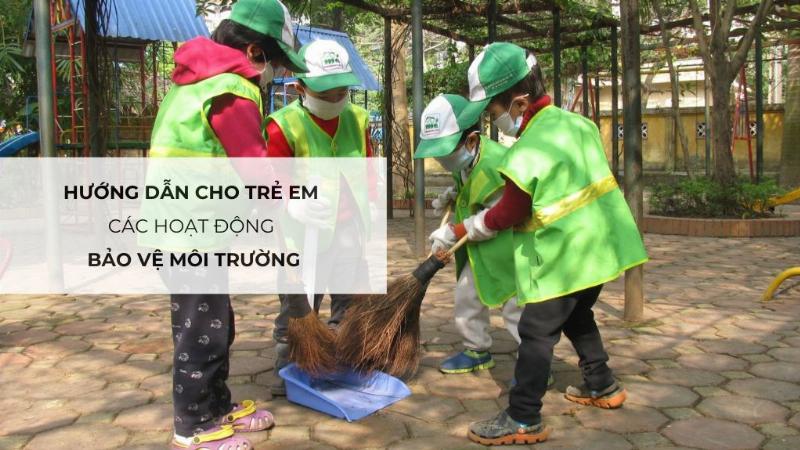 Vẽ tranh môi trường đơn giản cho trẻ em