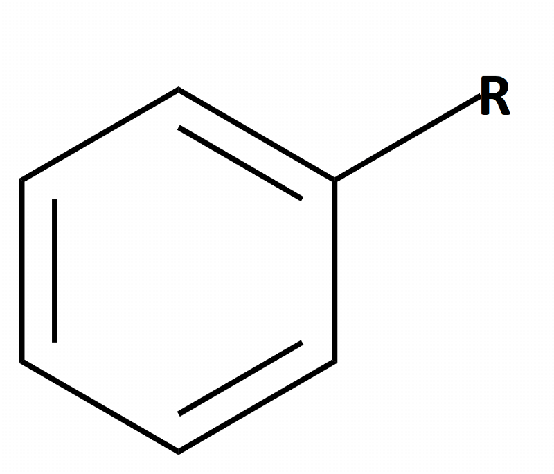 Hình ảnh mô tả cấu trúc phân tử Phenol với vòng benzen và nhóm hydroxyl gắn liền, liên quan đến tính axit
