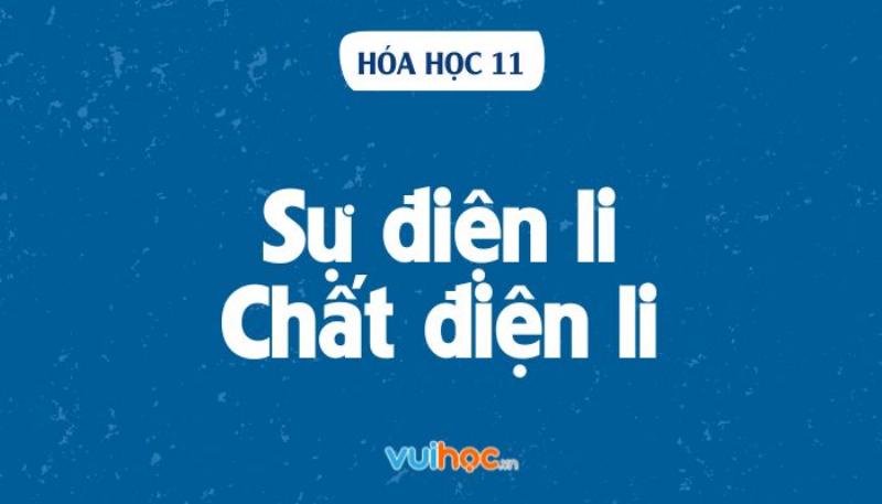Minh họa hợp chất ion tan trong nước và dẫn điện