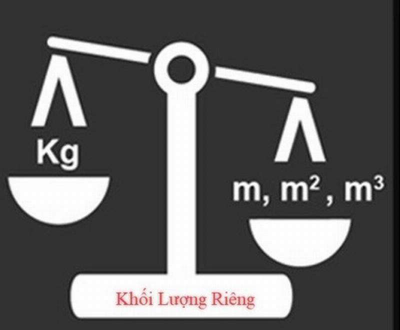 Khối lượng riêng của các chất khác nhau
