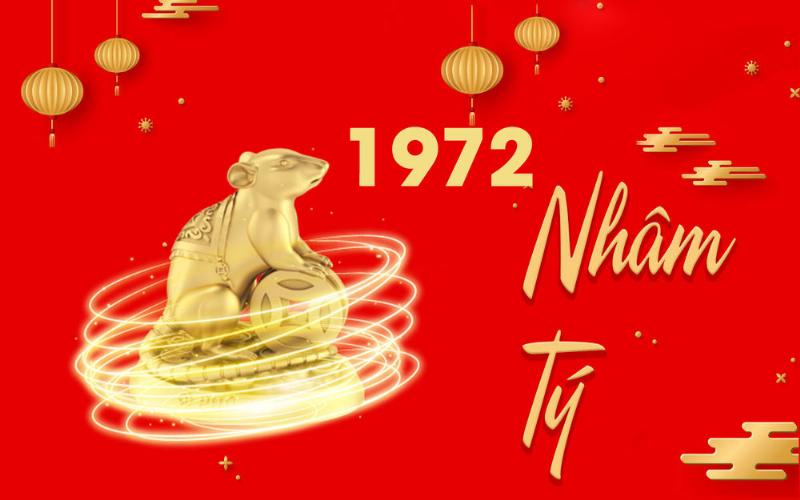 Bảng tuổi hợp khắc theo Ngũ Hành, Can Chi, Địa Chi cho người sinh năm 1972 Nhâm Tý