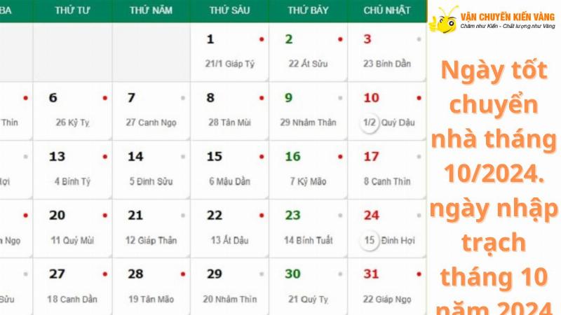 Các yếu tố phong thủy ảnh hưởng đến ngày tốt tháng 10 năm 2023