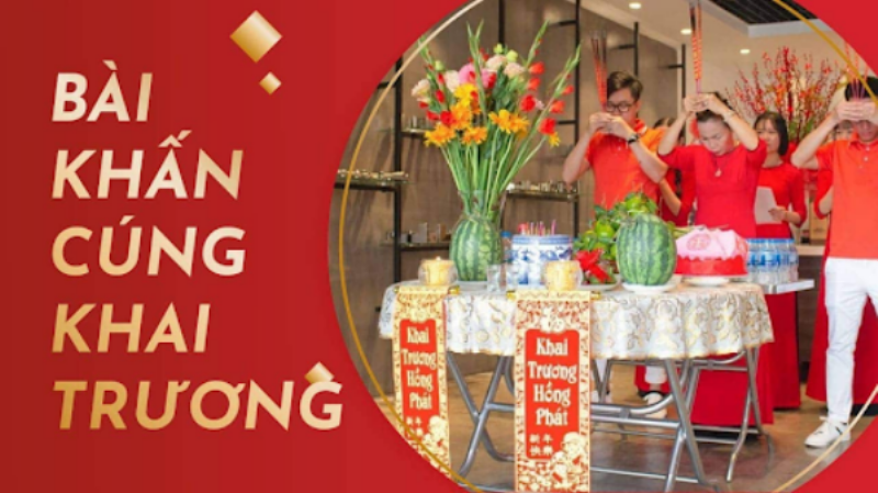 Hinh anh minh hoa nghi thuc cung bai khai truong buôn ban de cau may man theo tu vi