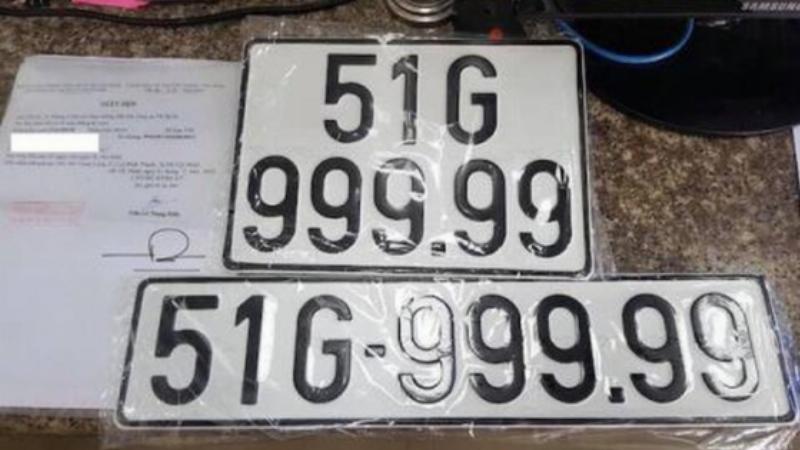 Hình ảnh minh họa các dạng biển số xe được coi là đẹp như Tứ Quý, Tam Hoa, và số Tiến