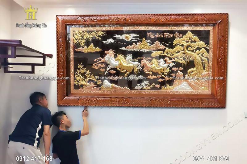 Hướng treo tranh Mã Đáo Thành Công đúng phong thủy để hút tài lộc và may mắn