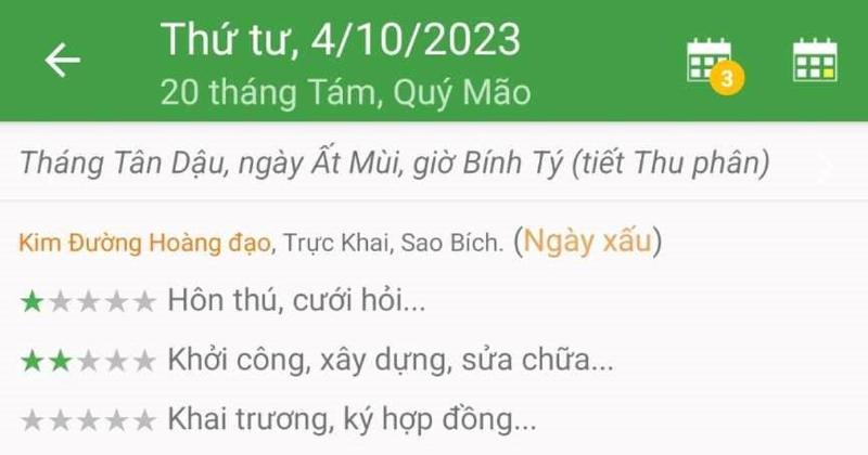 Lịch Âm Dương tháng 10 năm 2023 giúp bạn chọn ngày tốt cho mọi việc