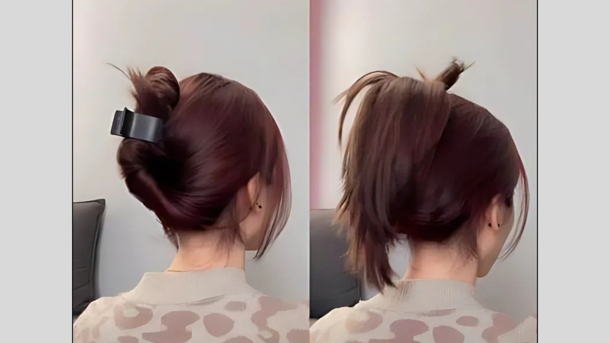 Giữ nếp tóc xoăn bồng bềnh với kẹp tóc càng cua 3 răng