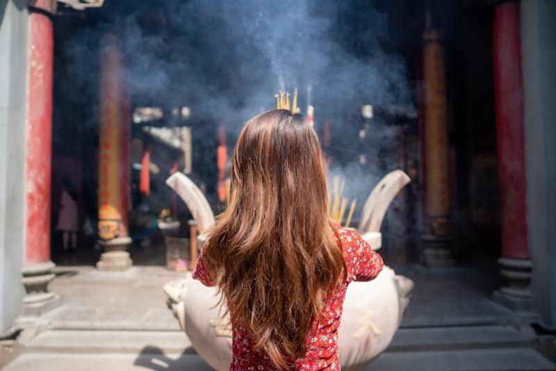 Không gian thanh tịnh và hòa mình với thiên nhiên tại đền Công Đồng Bắc Lệ
