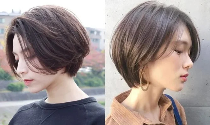 Kiểu tóc Bob Layer ngắn uốn nhẹ, ôm sát gương mặt, mang lại vẻ đẹp thanh lịch