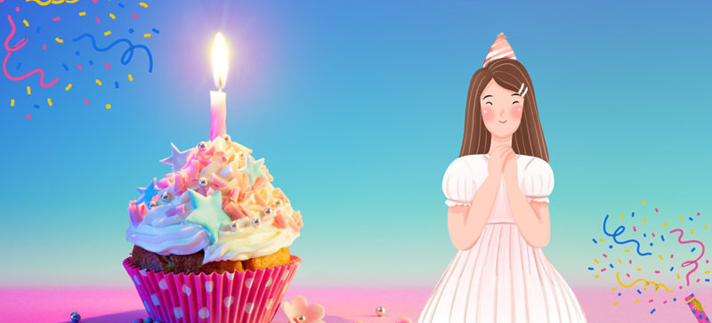 Hai chị em gái vui vẻ trong ngày sinh nhật với những lời chúc độc đáo