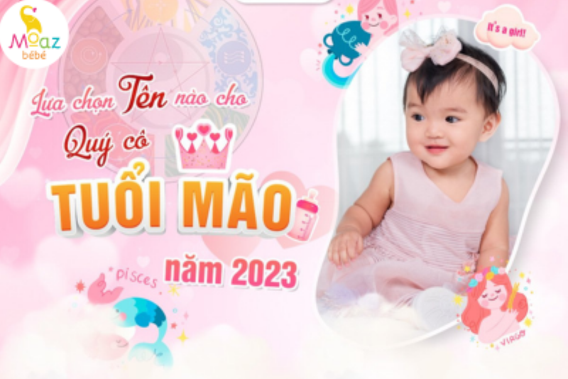 Lựa chọn tên cho bé gái năm 2023 Quý Mão mang lại khởi đầu tốt đẹp