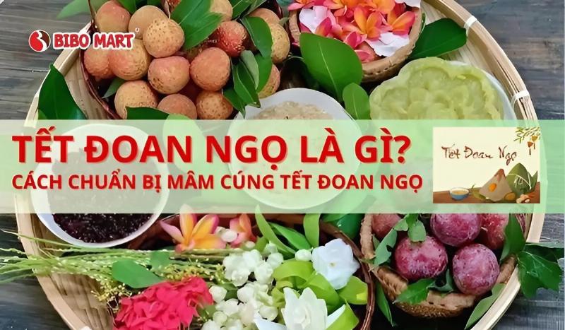 Mâm cúng Tết Đoan Ngọ truyền thống với các món ăn đặc trưng mùng 5/5 cúng gì