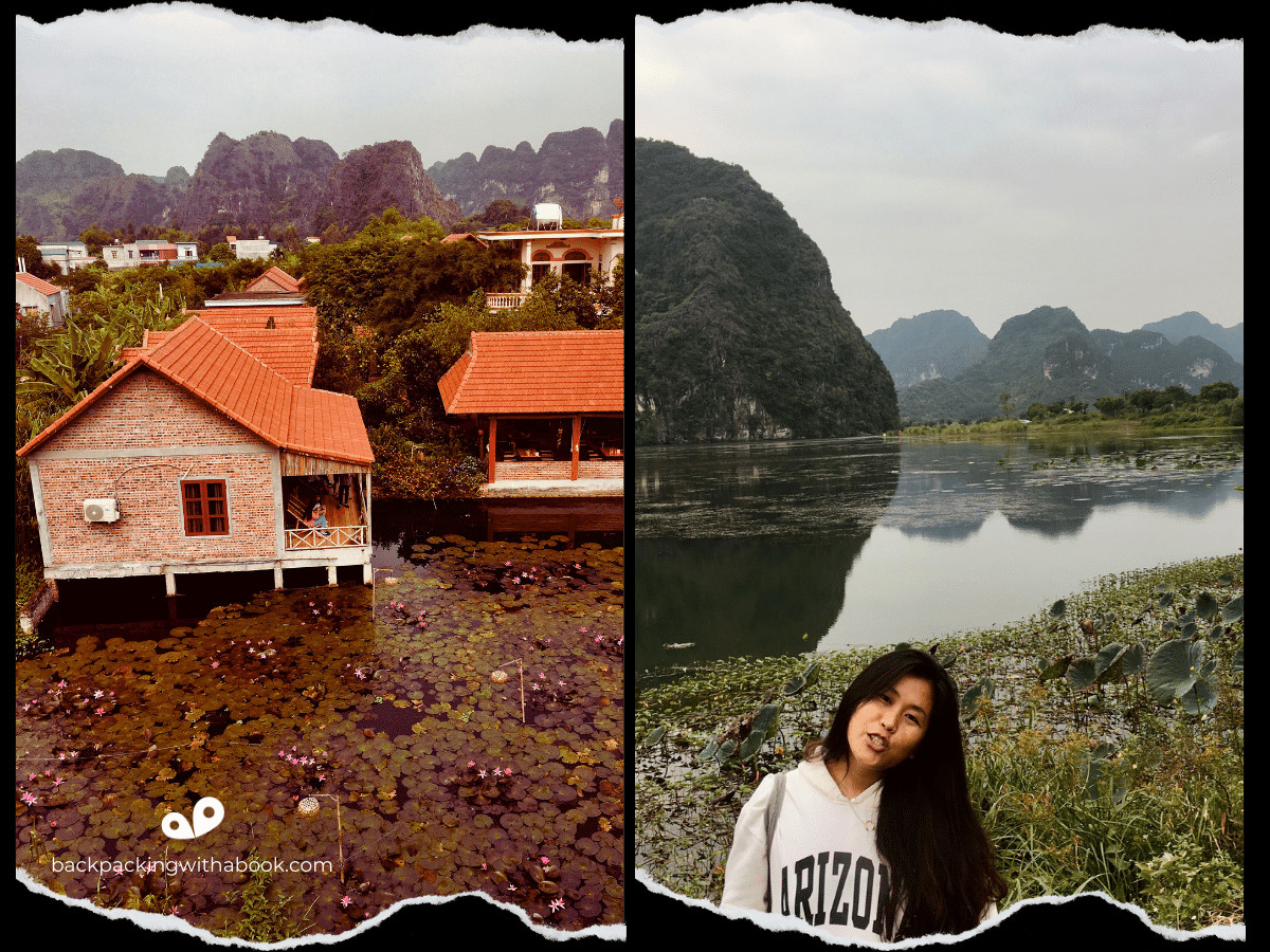 Phong cảnh tuyệt đẹp của Ninh Bình với núi đá vôi và dòng sông uốn lượn, gợi ý các khu vực lưu trú tốt nhất cho du khách lần đầu
