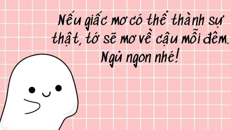 Hình ảnh mèo con hài hước chúc ngủ ngon với dòng chữ dí dỏm