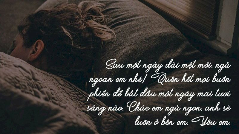 Gấu bông và trái tim ngọt ngào chúc bạn gái ngủ ngon