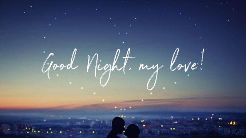 Thói quen chúc ngủ ngon ngọt ngào hình ảnh cặp đôi dễ thương