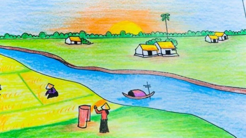 Ảnh chủ đề con sông miền quê