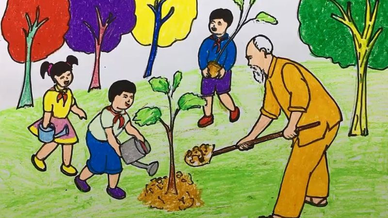 Ảnh chủ đề ngày hội trồng cây