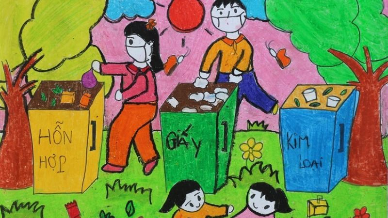 Ảnh chủ đề thu gom rác tái chế