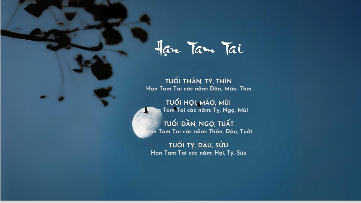 Cách nhận biết và tính năm tam tai của người tuổi Thìn