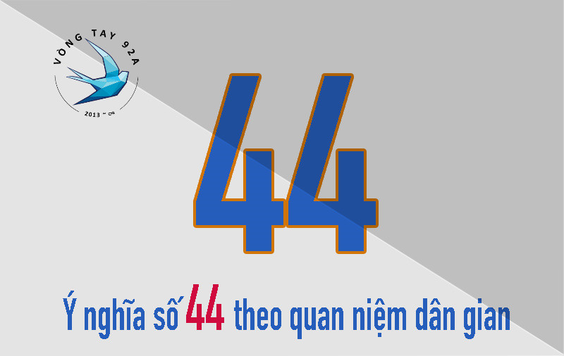 Hình ảnh các viên xúc xắc thể hiện con số 44, tượng trưng cho những quan niệm khác nhau về may mắn và xui xẻo