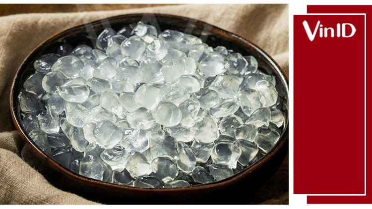 Thành phẩm trân châu trắng bằng bột rau câu