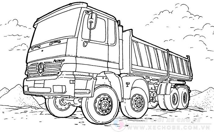 Tranh tô màu xe ô tô mui trần sang trọng