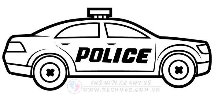 Tranh tô màu xe ô tô taxi chở khách