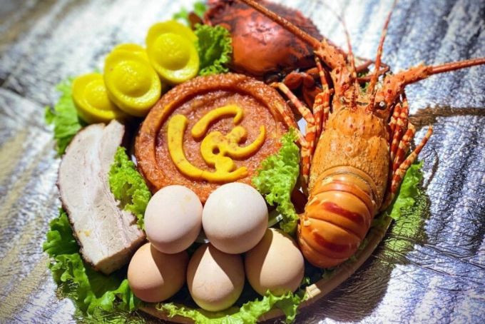 Bộ tam sên là gì, hình ảnh minh họa bộ tam sên với các lễ vật chính