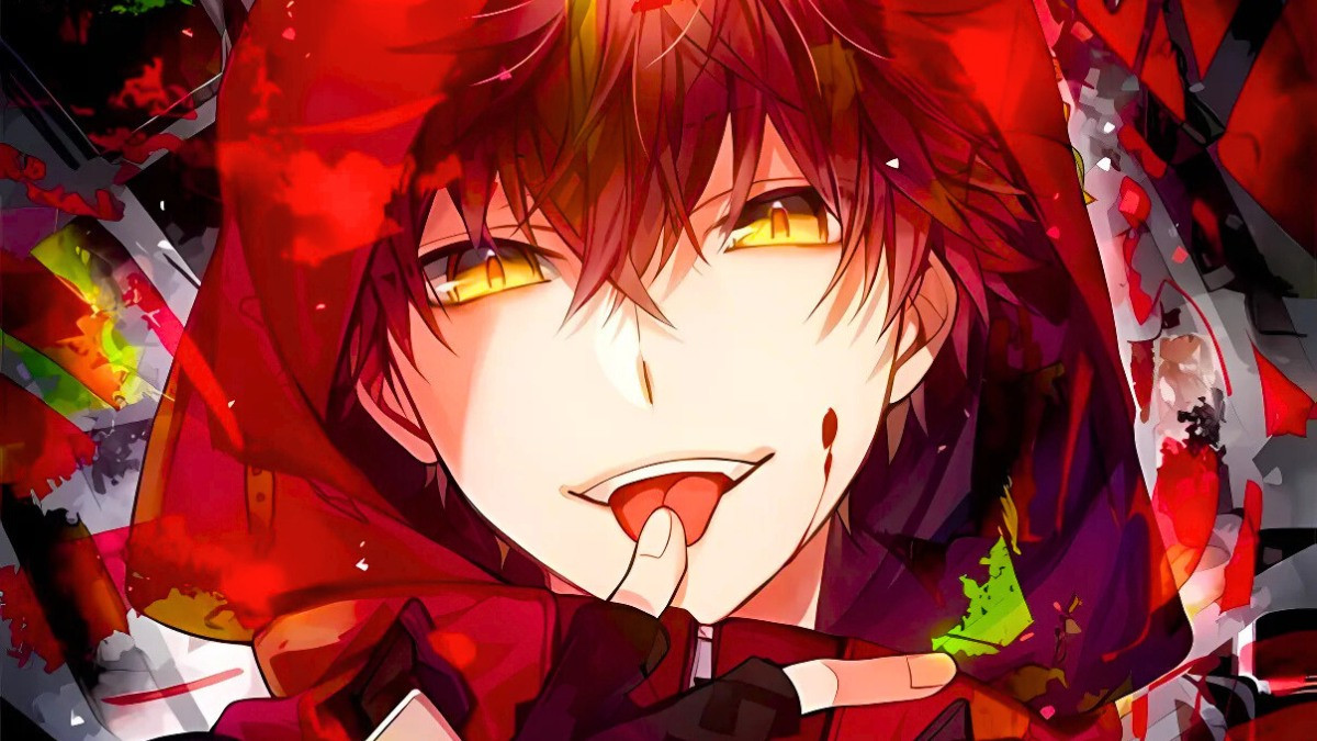 Hình ảnh ác quỷ anime nam đầy sức mạnh với vầng sáng bí ẩn