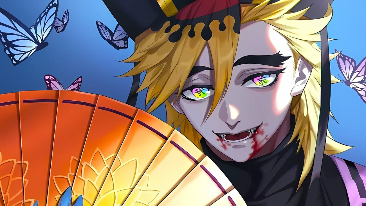 Ác quỷ anime nam với trang phục tối màu và khí chất ma mị