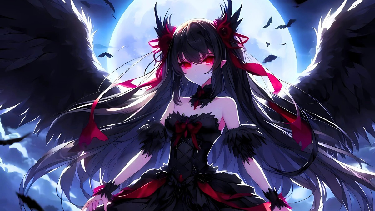 Khí chất kiêu sa của nữ ác quỷ anime với vẻ đẹp lạnh lùng