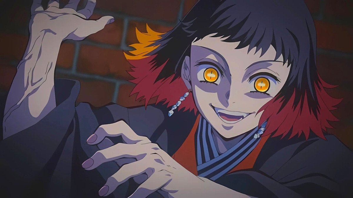 Ác quỷ anime quyền lực bí ẩn trong bóng tối, chỉ rõ đôi mắt đỏ